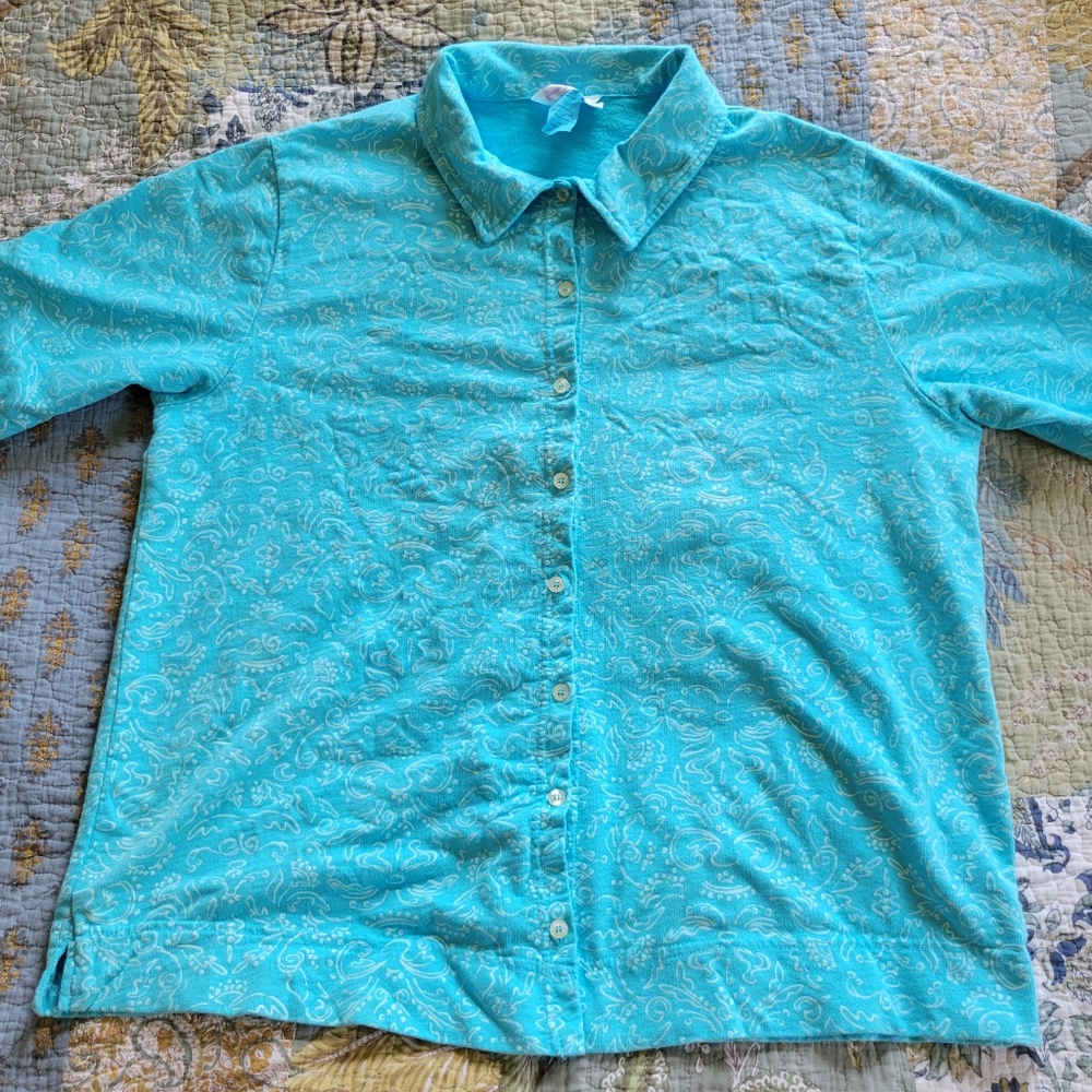 Fresh Produce | Ocean Waves Button-Up